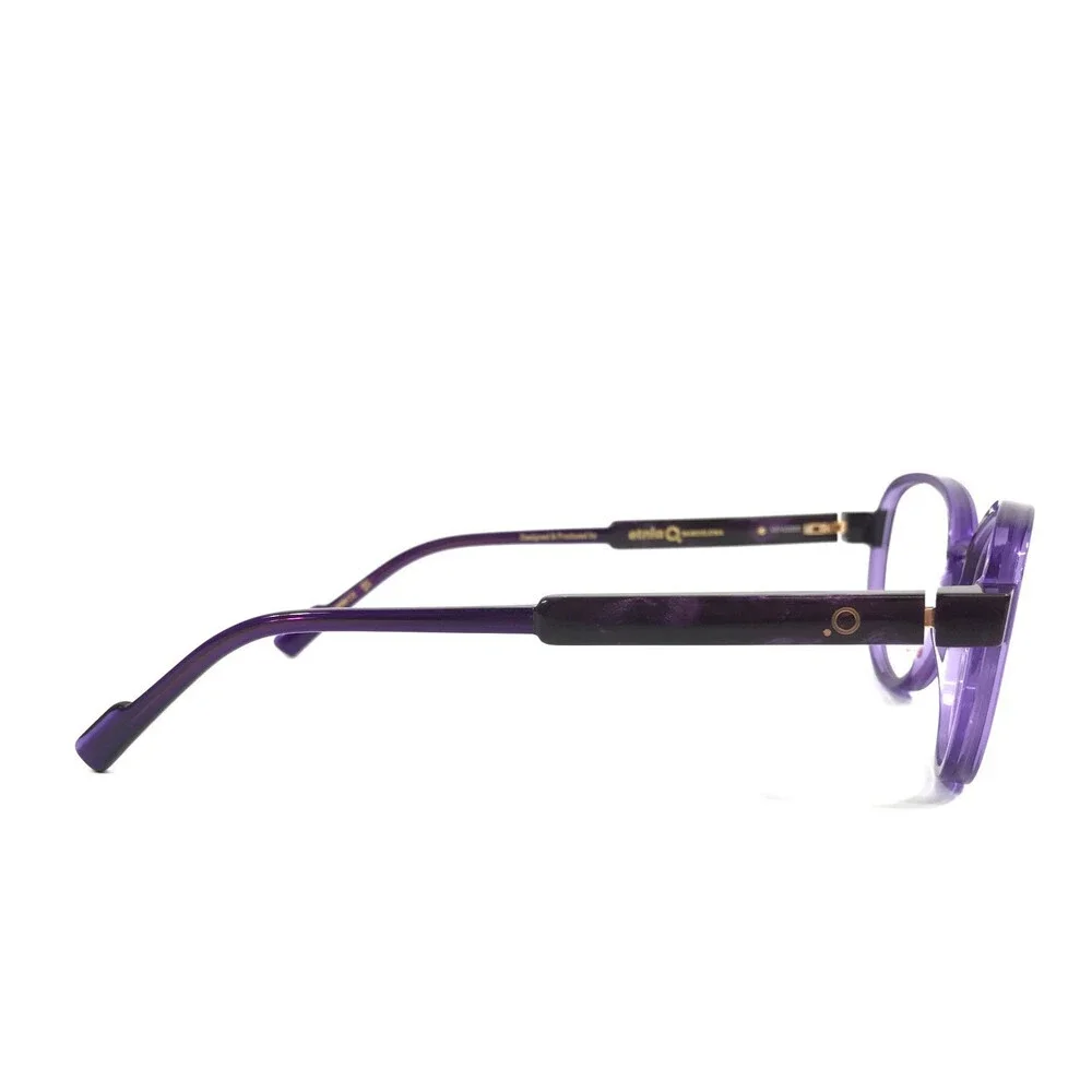 Etnia Barcelona Eyeglasses Frames ASTERIA PU Purple Marble Cat Eye 52-16-138